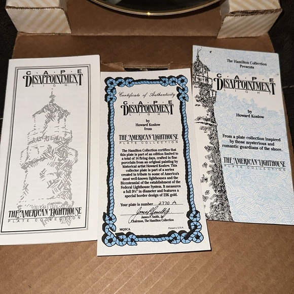 C•a•p•e disappointment light plate collection - Picture 3 of 5